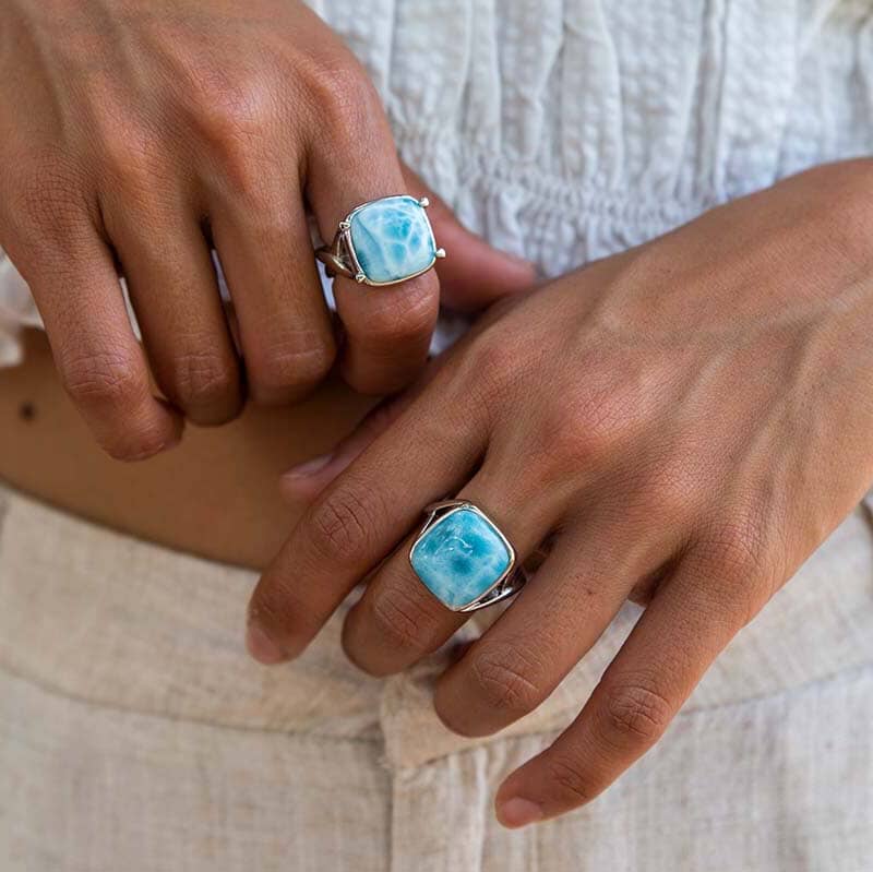 【ラリマー】優しく平和なエネルギー　 カリブ海の宝石　癒しの石　Larimar 美の奥深さに浸る：神秘の宝石、ラリマーの秘密 – Island by Koa Nani