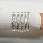 Engraved Plumeria Bangle Bangle Island by Koa Nani