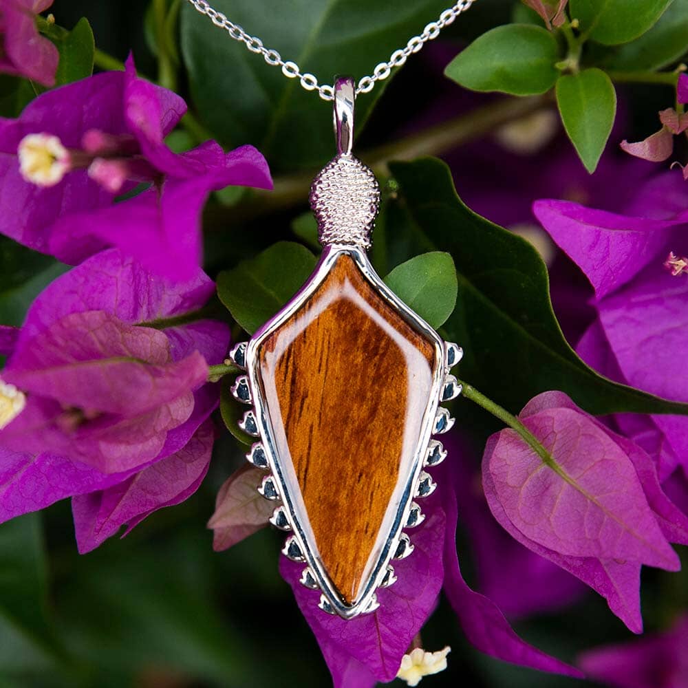 Koa Wood Leiomano Chief’s Pendant Pendant Island by Koa Nani Style 1