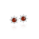 Koa Wood Sun Earrings Earrings Island by Koa Nani