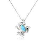 Larimar Coqui Frog Pendant Pendant Island by Koa Nani