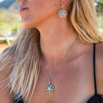 Larimar Star Lantern Pendant & Earrings Set Other Island by Koa Nani