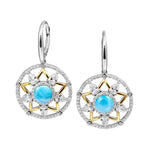 Larimar Star Lantern Pendant & Earrings Set Other Island by Koa Nani