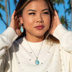 Larimar Tears of Joy Pendant & Earrings Set Other Island by Koa Nani