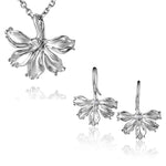 Naupaka Pendant & Earrings Set Other Island by Koa Nani