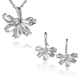 Naupaka Pendant & Earrings Set Other Island by Koa Nani