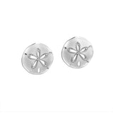 Ocean Isle Sand Dollar Stud Earrings Earrings Island by Koa Nani