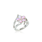 Opal Plumeria Ring Ring Island by Koa Nani Style 2