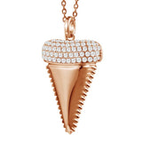 Pavé Mano Tooth Pendant Pendant Island by Koa Nani Rose Gold