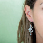 Pavé Ocean Beauty Seahorse Earrings Earrings Island by Koa Nani