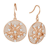Pavé Ocean Sand Dollar Pendant & Earrings Set Other Island by Koa Nani