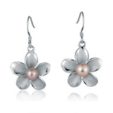 Pearl Pua Plumeria Earrings Earrings Island by Koa Nani Pink
