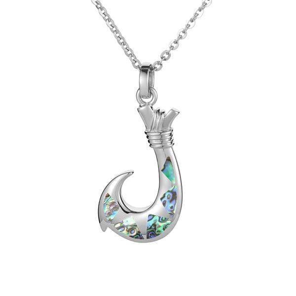 Abalone Bahamas Fish Hook Pendant Pendant Island by Koa Nani