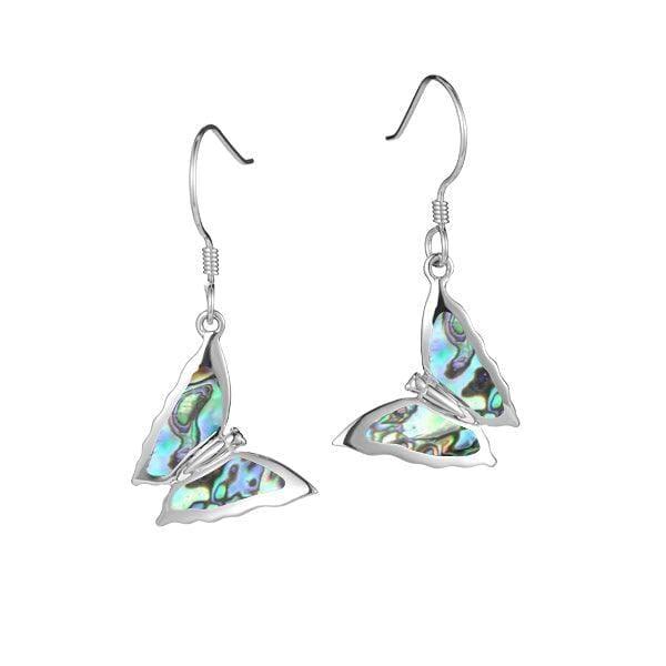 Abalone Buttergly Earrings Earrings Island by Koa Nani