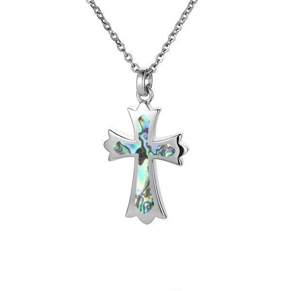 Abalone Cross Pendant Pendant Island by Koa Nani