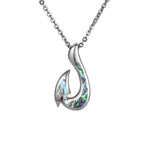 Abalone Fishhook Pendant Pendant Island by Koa Nani