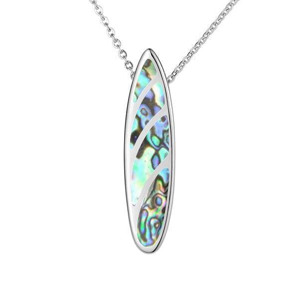 Abalone Hawaiian Surfboard Pendant Pendant Island by Koa Nani