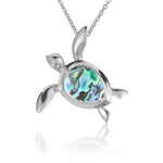Abalone Hilo Honu Pendant Pendant Island by Koa Nani Small