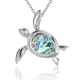 Abalone Hilo Honu Pendant Pendant Island by Koa Nani Large