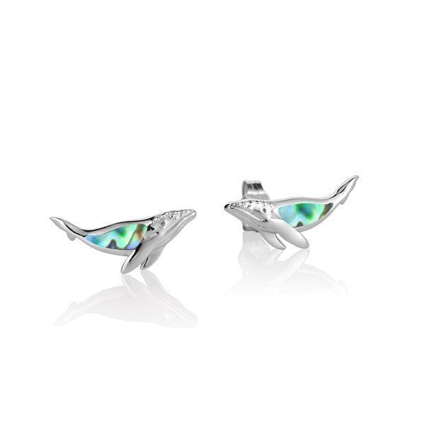 Abalone Humpback Whale Earrings Earrings Island by Koa Nani