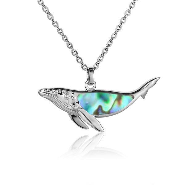 Abalone Humpback Whale Pendant Pendant Island by Koa Nani