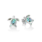 Abalone Lihue Honu Earrings Earrings Island by Koa Nani