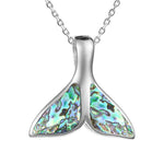 Abalone Majestic Whale Tail Pendant Pendant Island by Koa Nani