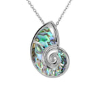 Abalone Nautilus Shell Pendant Pendant Island by Koa Nani