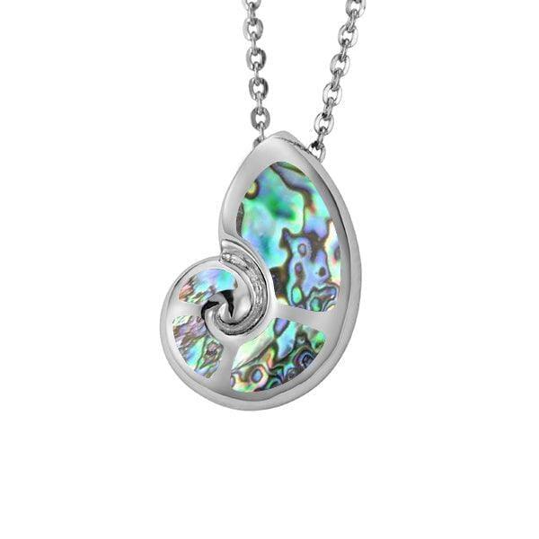 Abalone Nautilus Shell Pendant Pendant Island by Koa Nani
