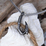 Black Fishhook Pendant Pendant Island by Koa Nani