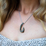 Black Fishhook Pendant Pendant Island by Koa Nani