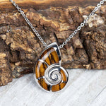 Bocote Nautilus Shell Pendant Pendant Island by Koa Nani