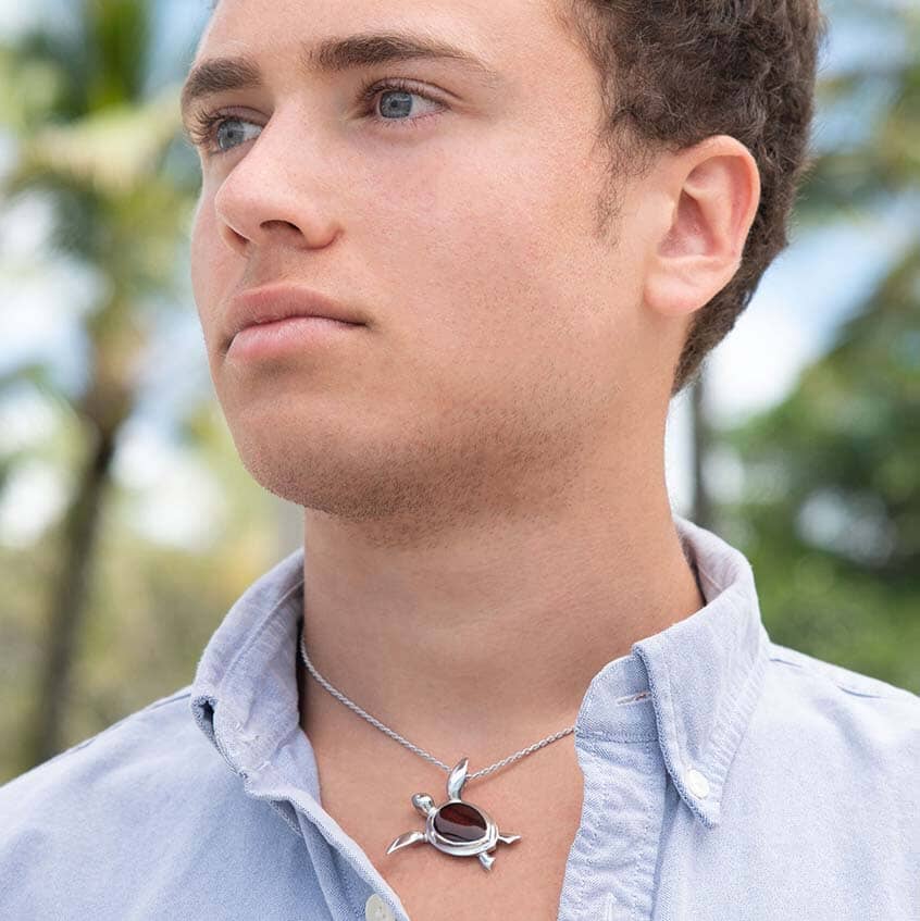 Cocobolo Hilo Honu Pendant Pendant Island by Koa Nani