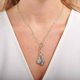 Engraved Chained Heart Pendant Pendant Island by Koa Nani