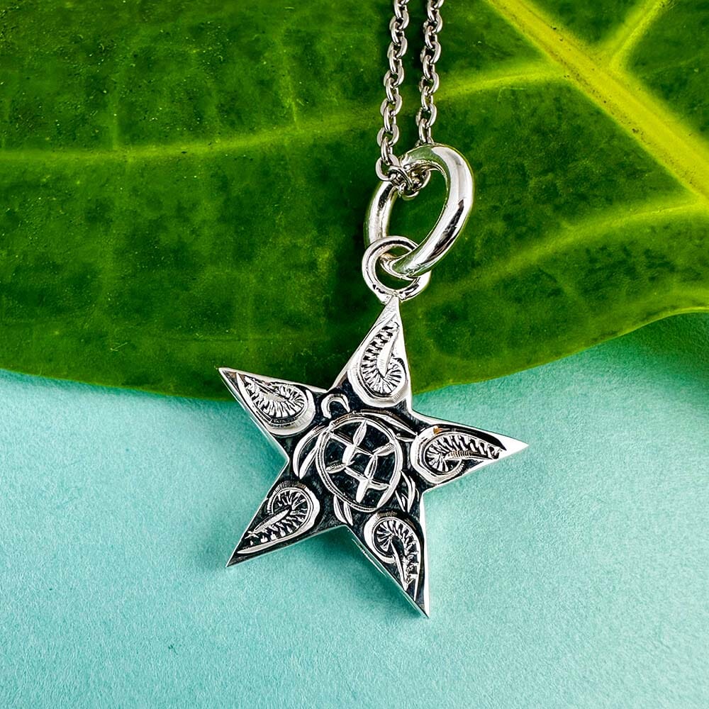 Engraved Hoku Pendant Pendant Island by Koa Nani