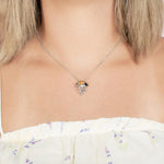 Koa Wood Crystal Jellyfish Pendant Pendant Island by Koa Nani