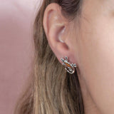 Koa Wood Gecko Earrings Earrings Island by Koa Nani