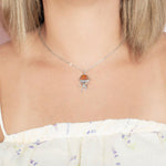 Koa Wood Moon Jellyfish Pendant Pendant Island by Koa Nani