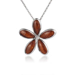 Koa Wood Pikake Pendant Pendant Island by Koa Nani
