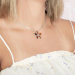 Koa Wood Pikake Pendant Pendant Island by Koa Nani