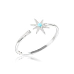 Larimar Art Deco Star Bangle Bangle Island by Koa Nani