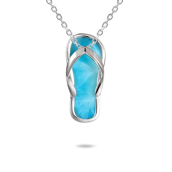 Larimar Beach Slipper Pendant Pendant Island by Koa Nani