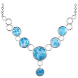 Larimar Bubbles Charm Necklace Necklace Island by Koa Nani