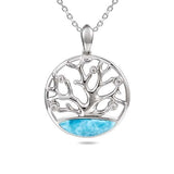Larimar Coral of Life Pendant Pendant Island by Koa Nani