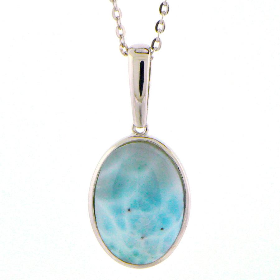 Larimar Full Moon Pendant Pendant Island by Koa Nani Large