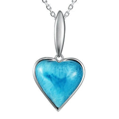 Larimar Heart Pendant Pendant Island by Koa Nani