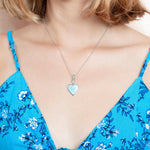 Larimar Heart Pendant Pendant Island by Koa Nani