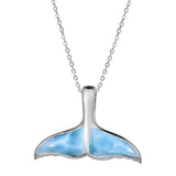 Larimar Humpback Whale Tail Pendant Pendant Island by Koa Nani