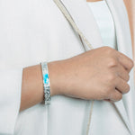 Larimar Icy Bar Bangle Bangle Island by Koa Nani