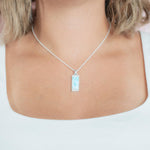 Larimar Icy Bar Pendant Pendant Island by Koa Nani